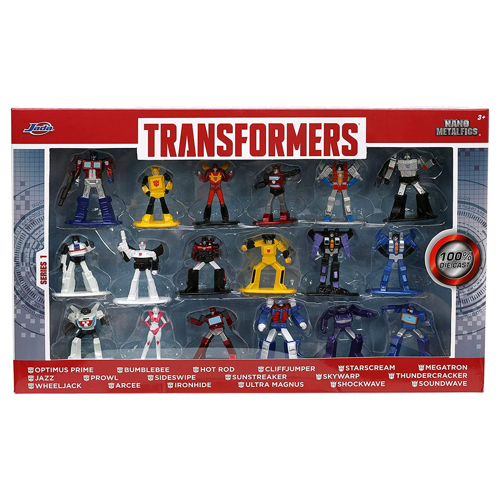 Jada Toys Nano Metalfigs Transformers Wave 1 Set Of 20 Diecast Figures
