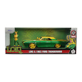 Jada Toys Marvel Loki 1963 Ford Thunderbird Die Cast 24th Scale Set - Radar Toys