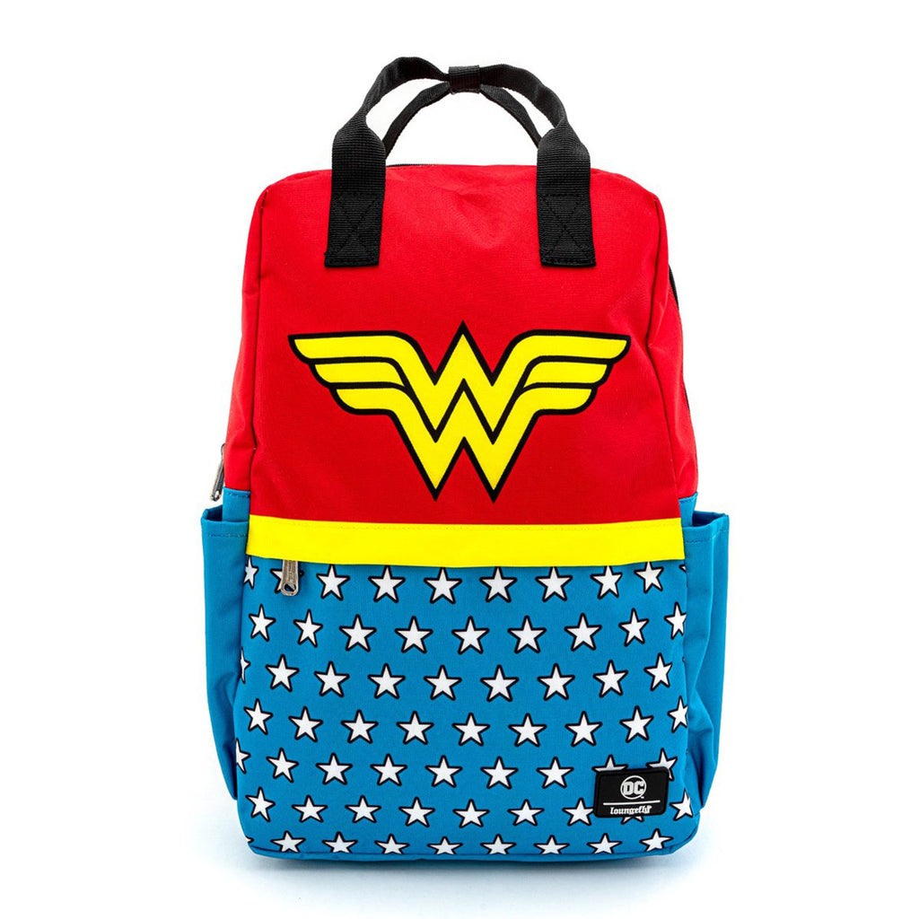 Loungefly DC Wonder Woman Vintage Nylon Square Backpack