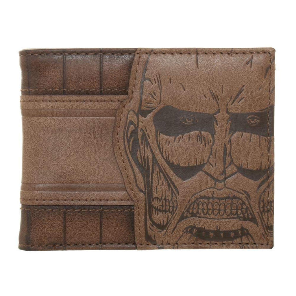 Attack On Titan The Titan Brown Bi-Fold Wallet