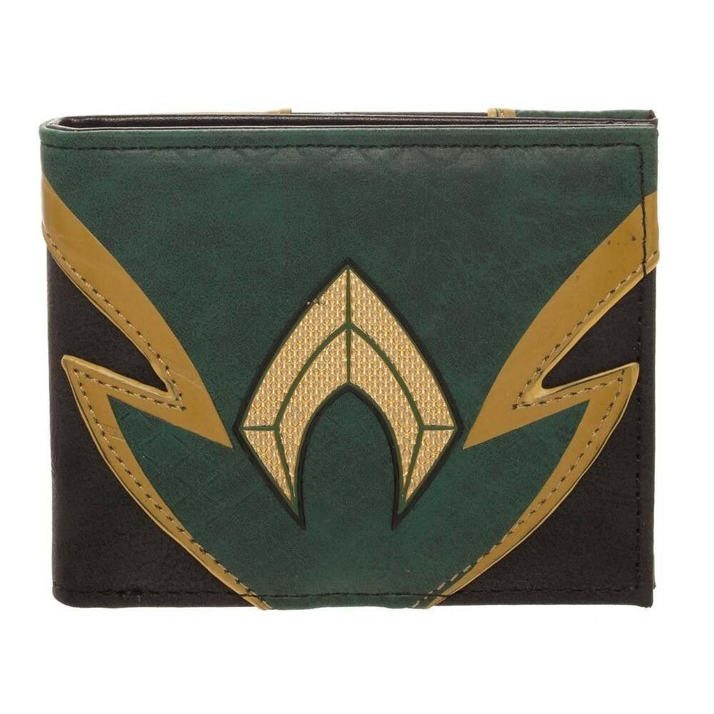 DC Justice League Aguaman Suit Up Bi-Fold Wallet