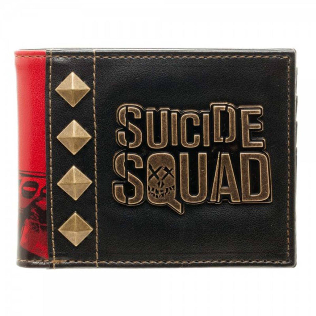 DC Suicide Squad Metal Logo Bi-Fold Wallet