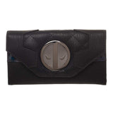 Deadpool Grey Black Uniform Flap Wallet - Radar Toys