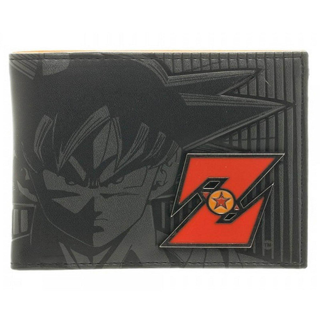 Dragon Ball Z Metal Badge Bi-Fold Wallet