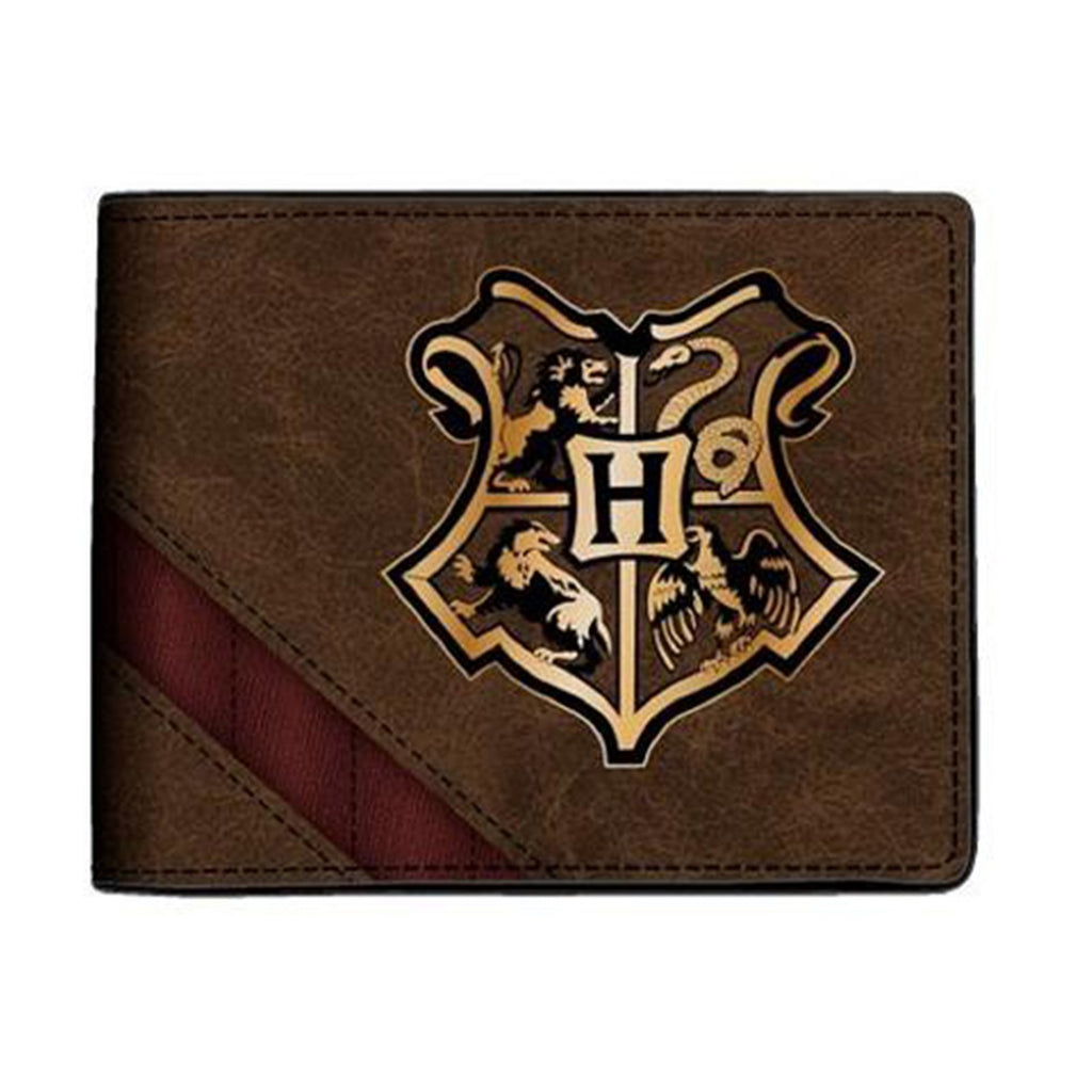 Harry Potter House Crest Brown Red Bi-Fold Wallet