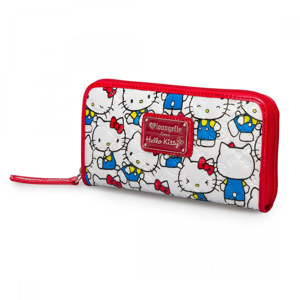 Hello Kitty Vintage Print Patent Embossed Wallet