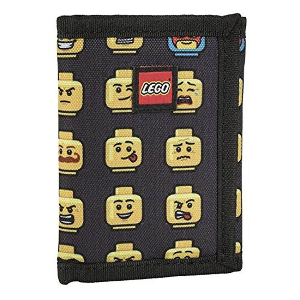LEGO® Minifigure Faces Tri-Fold Velcro Wallet