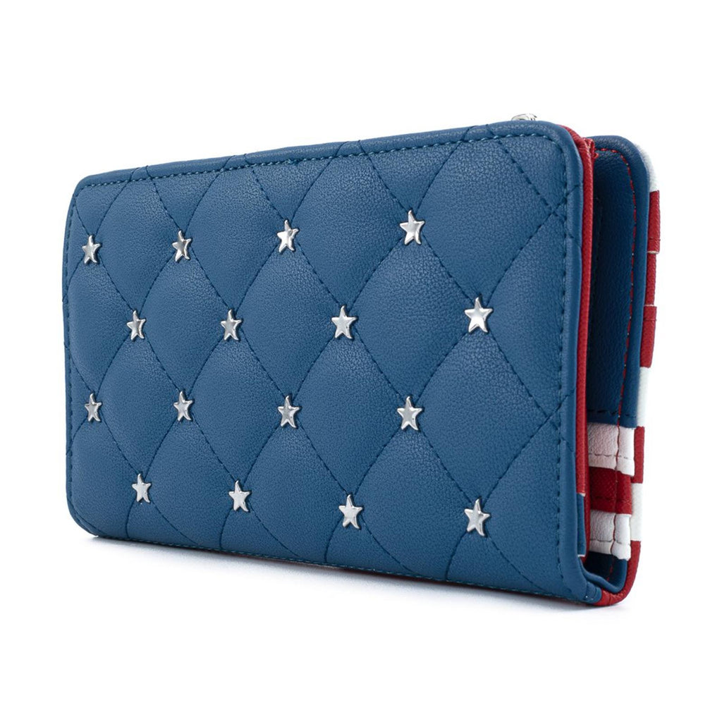 Loungefly Americana Star Studded Quilted Wallet