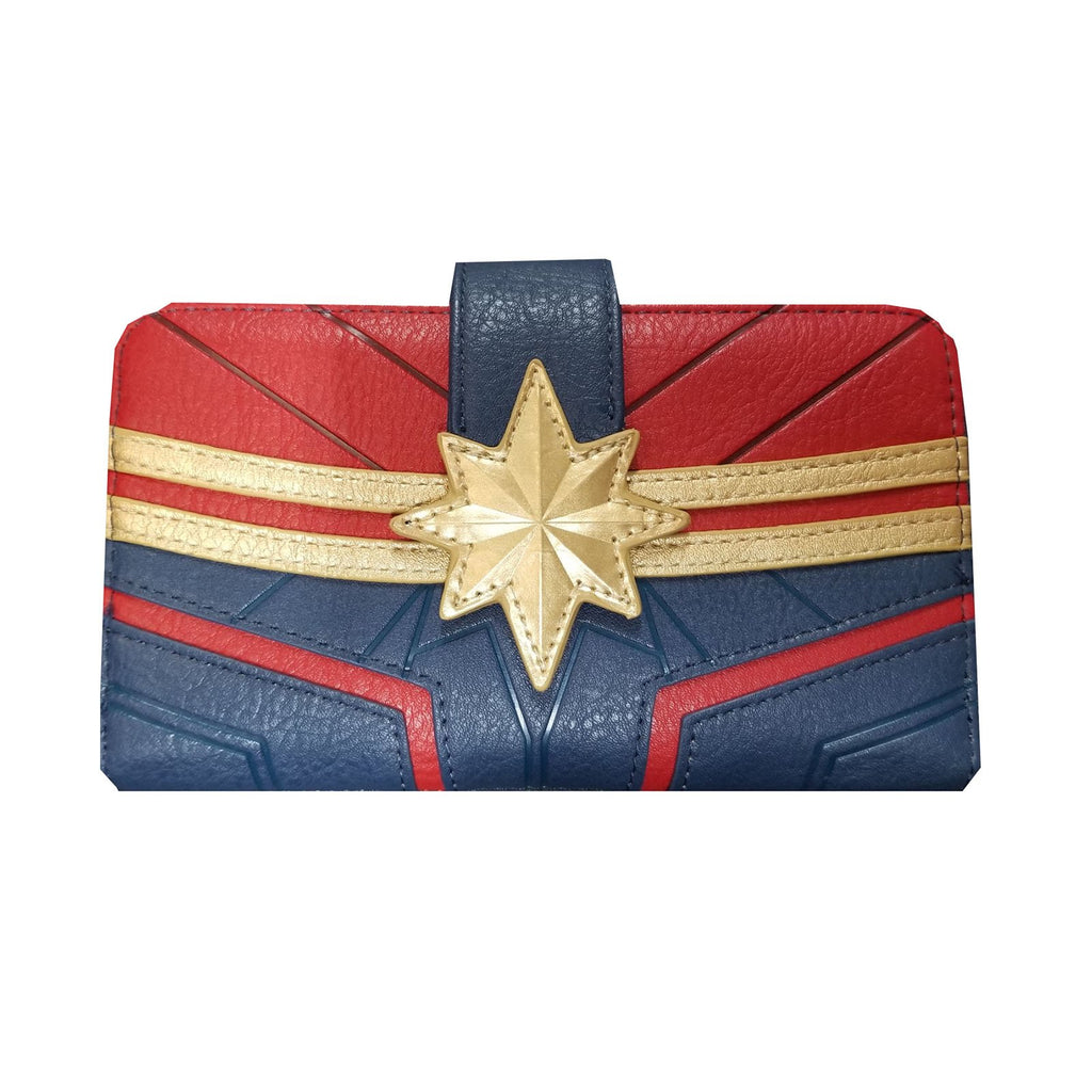 Loungefly Captain Marvel Debossed Suit Wallet
