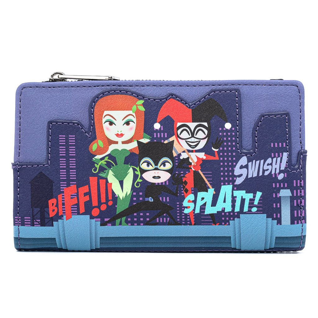 Loungefly DC Comics Ladies Of DC All Over Print Wallet