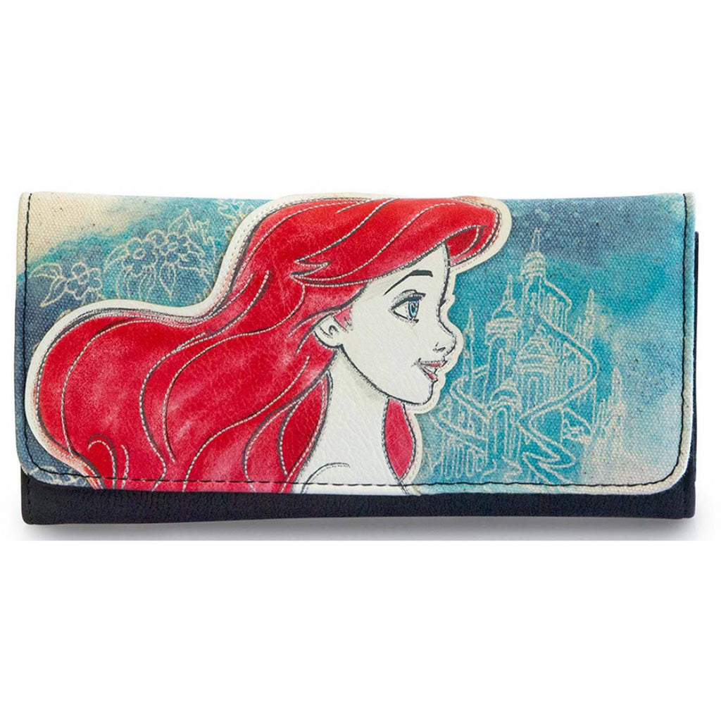 Loungefly Disney Little Mermaid Ariel Printed Flap Wallet