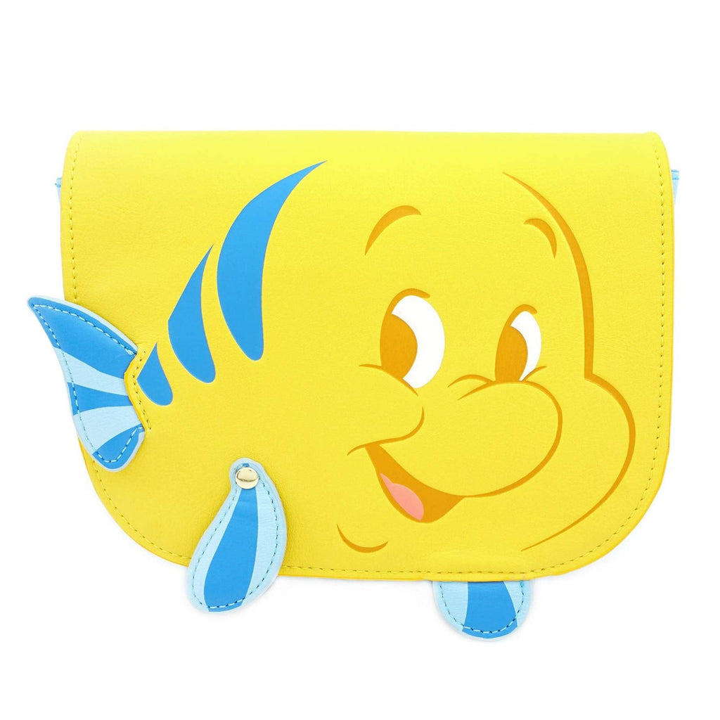 Loungefly Disney Little Mermaid Flounder Waist Bag Purse