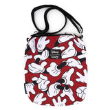Loungefly Disney Mickey Mouse Hands All Over Print Passport Bag Purse - Radar Toys