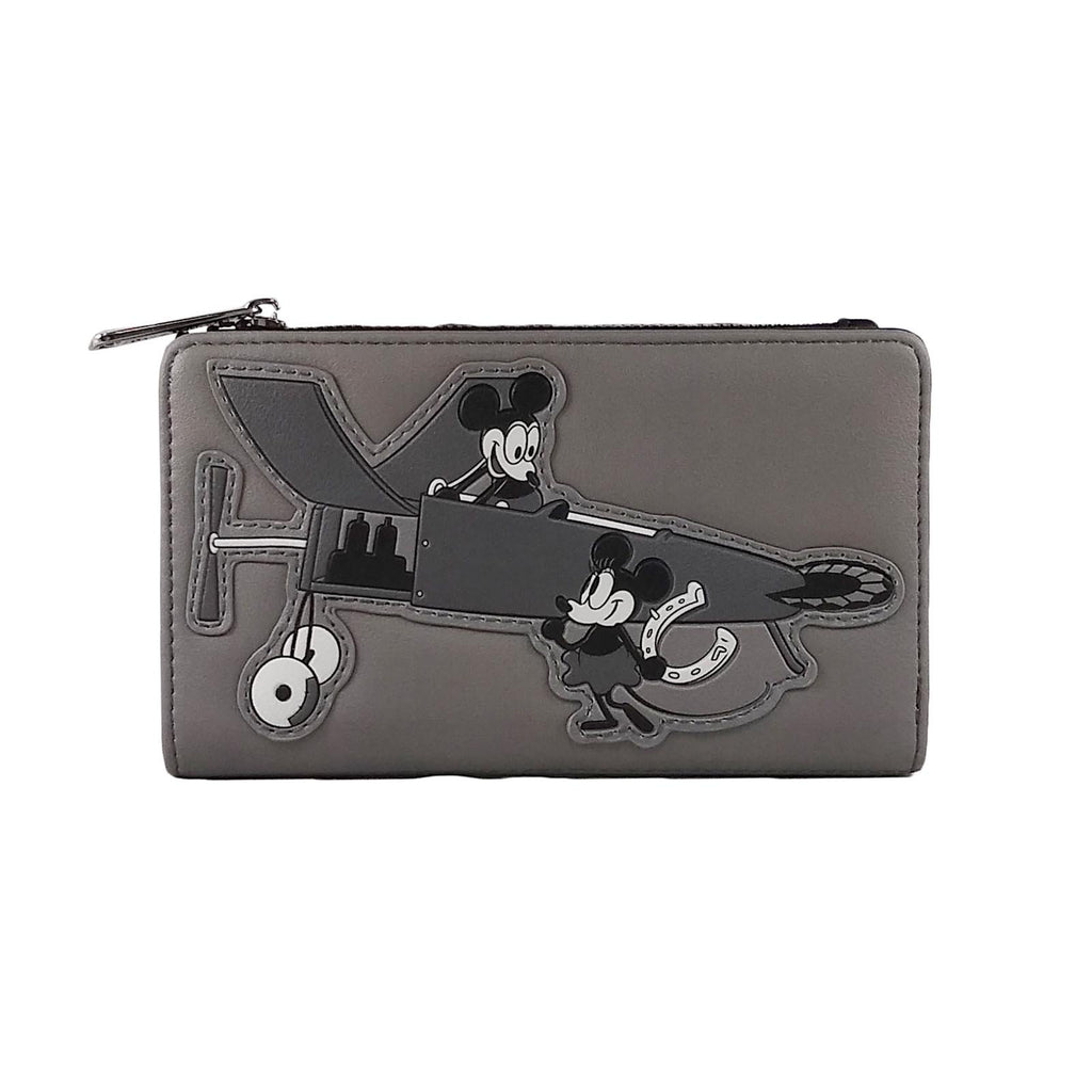Loungefly Disney Mickey Mouse Plane Crazy Mini Wallet