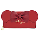 Loungefly Disney Minnie Mouse Ears Red Zip Around Wallet - Radar Toys