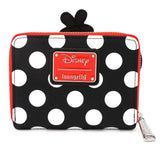 Loungefly Disney Positively Minnie Polka Dot Zip Around Wallet - Radar Toys