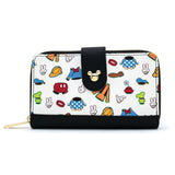 Loungefly Disney Sensational 6 Outfits All Over Print Wallet - Radar Toys