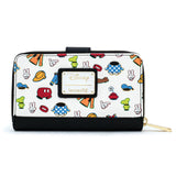 Loungefly Disney Sensational 6 Outfits All Over Print Wallet - Radar Toys