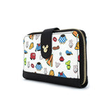Loungefly Disney Sensational 6 Outfits All Over Print Wallet - Radar Toys