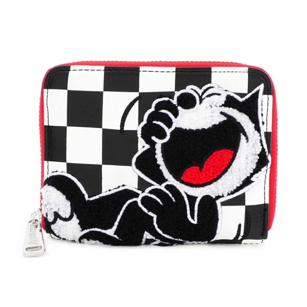 Loungefly Felix Checkered Zip Around Wallet