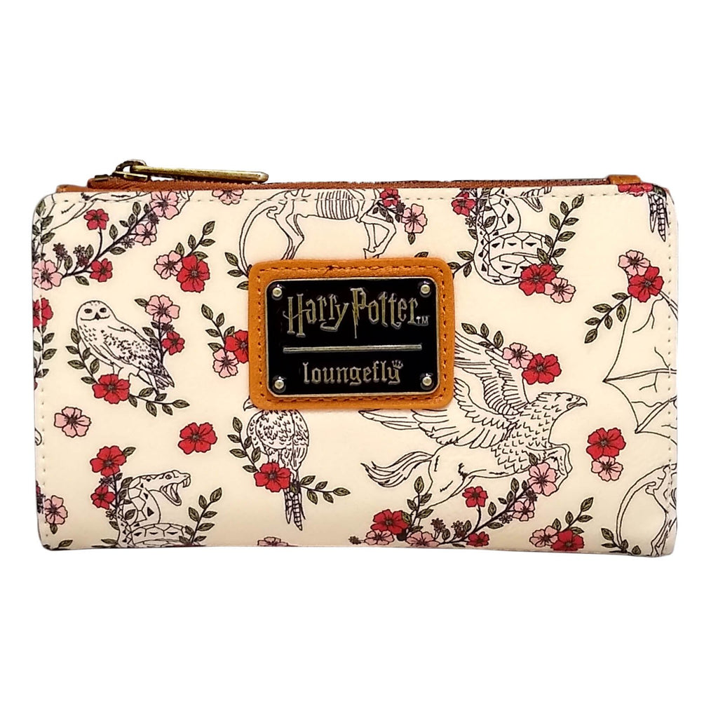 Loungefly Harry Potter Floral Flap Wallet