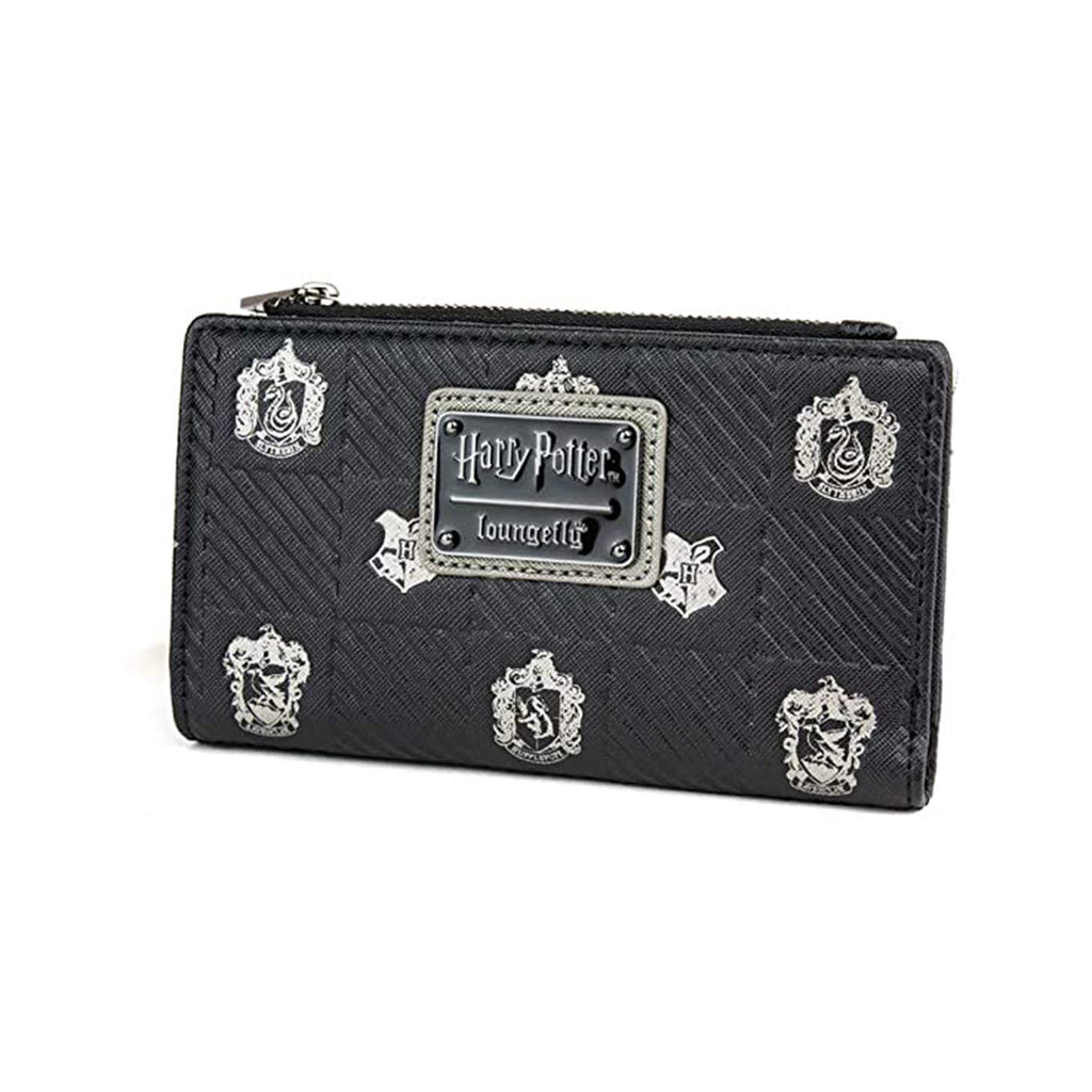 Loungefly Harry Potter Hogwarts Crests Faux Leather Wallet