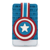 Loungefly Marvel Captain America POP Card Holder ID Wallet - Radar Toys
