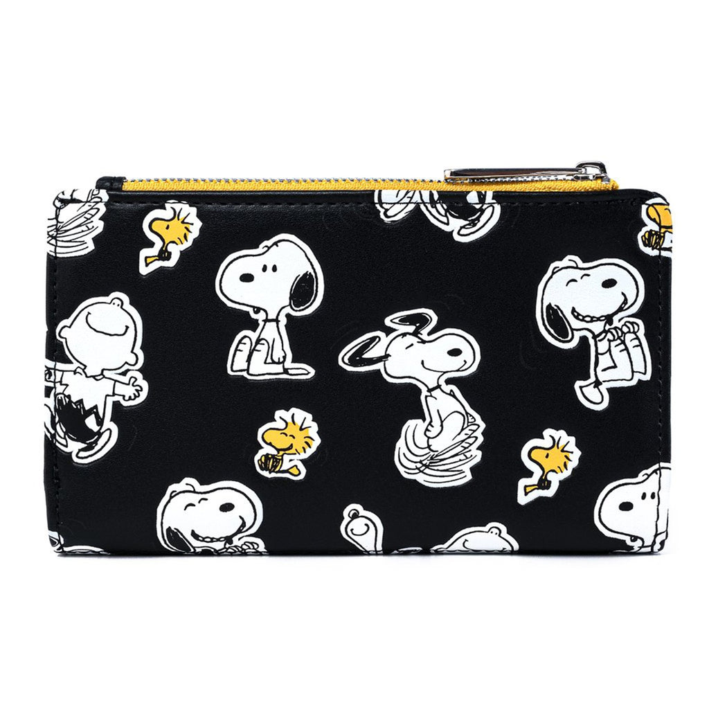 Loungefly Peanuts Snoopy And Woodstock Flap Wallet