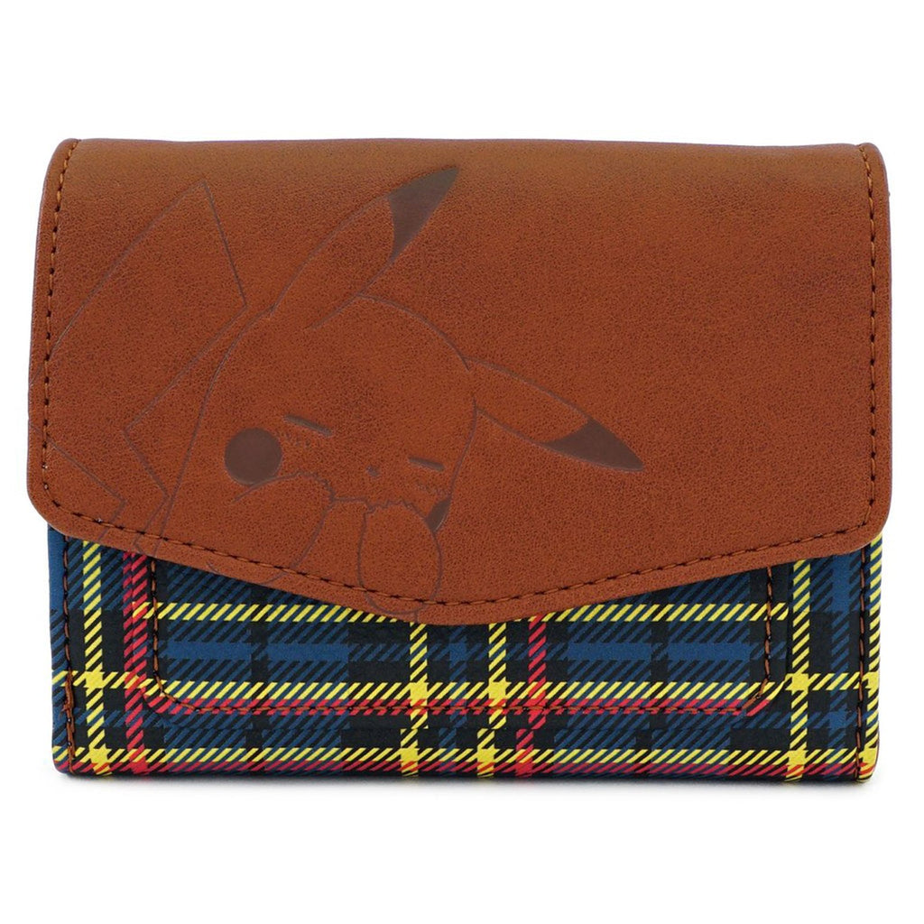 Loungefly Pokemon Pikachu Tartan Plaid Wallet