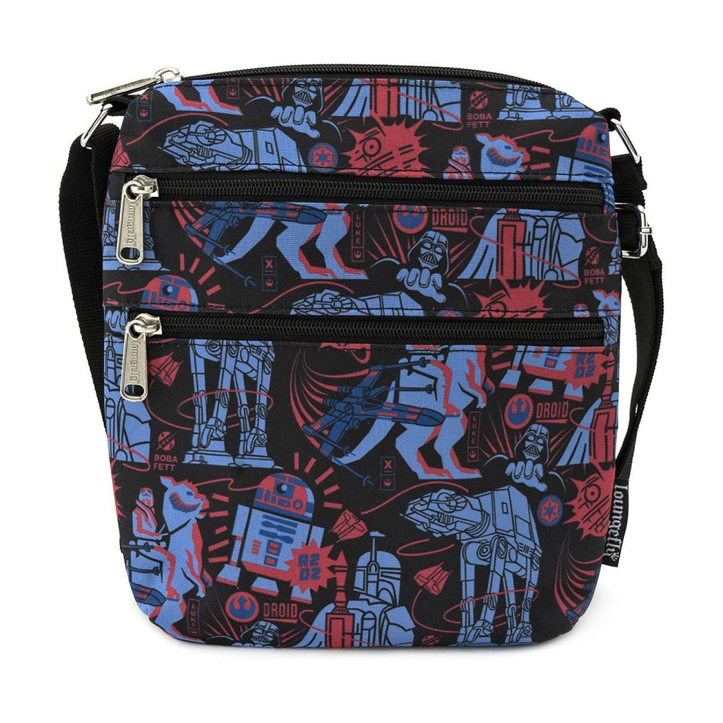 Loungefly Star Wars Empire 40th Nylon Passport Bag