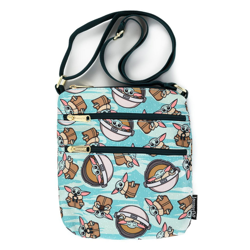 Loungefly Star Wars The Child Nylon Passport Bag Purse