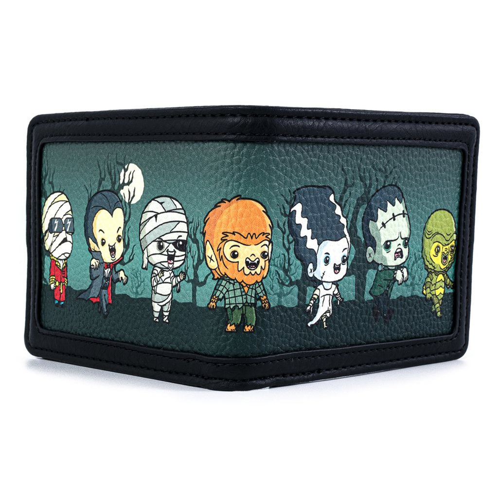 Loungefly Universal Monsters Chibi Characters Bifold Wallet