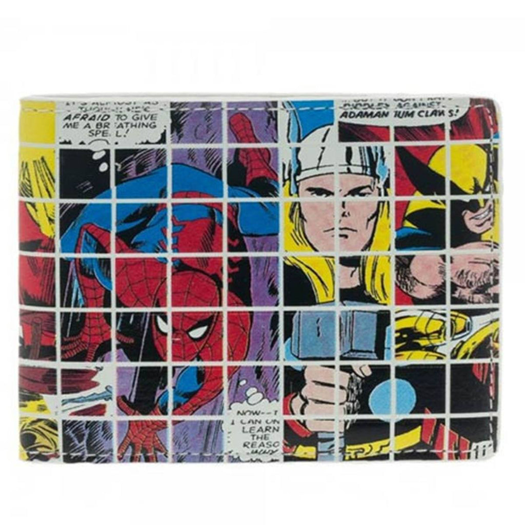 Marvel Grid Collage Bi Fold Wallet