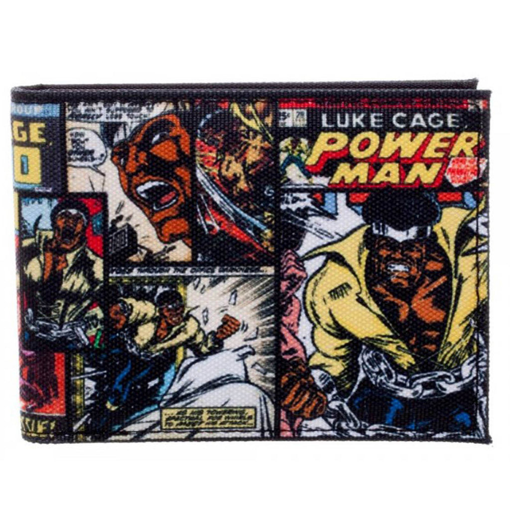 Marvel Luke Cage Comic Covers Bi-Fold Wallet