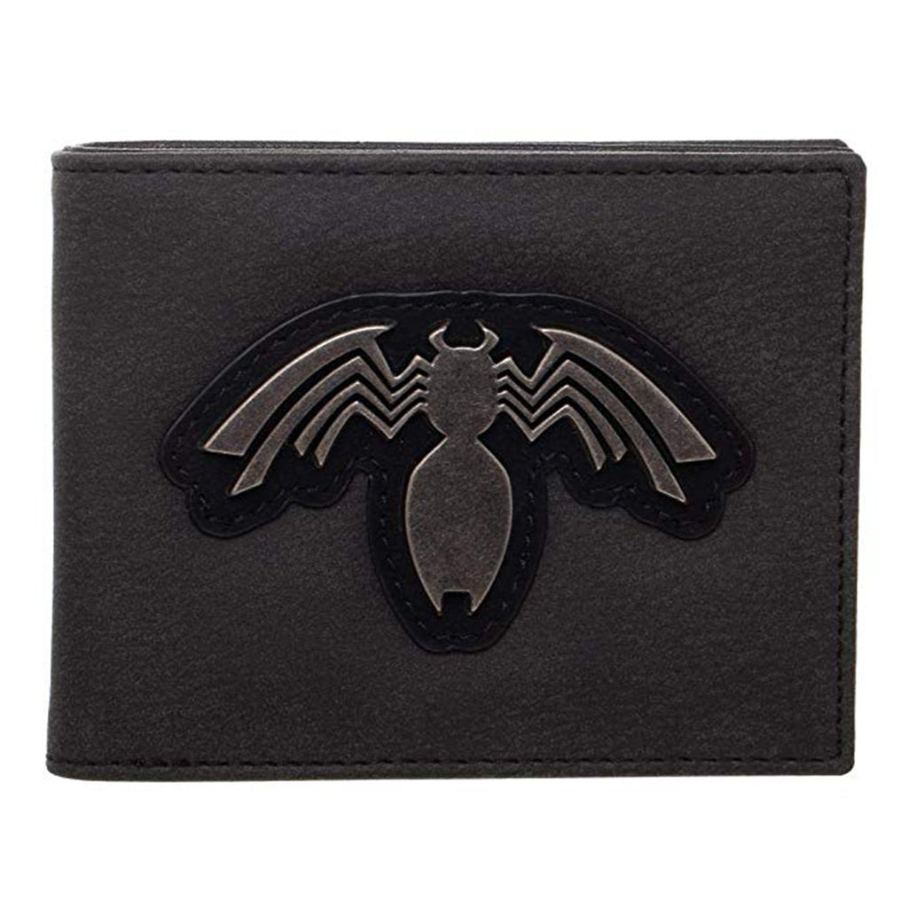 Marvel Venom Distressed Metal Badge Bi-Fold Wallet