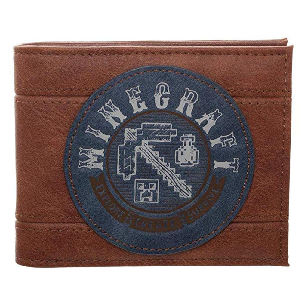 Minecraft Adventure Brown Bi-Fold Wallet