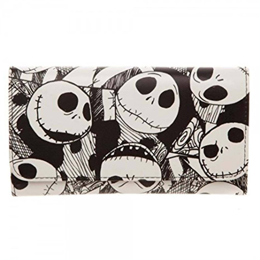 Nightmare Before Christmas Jack Heads Envelope Wallet