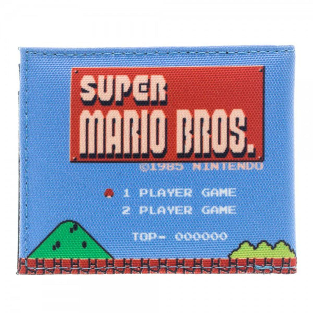 Nintendo Super Mario Level Sublimated Bi-Fold Wallet