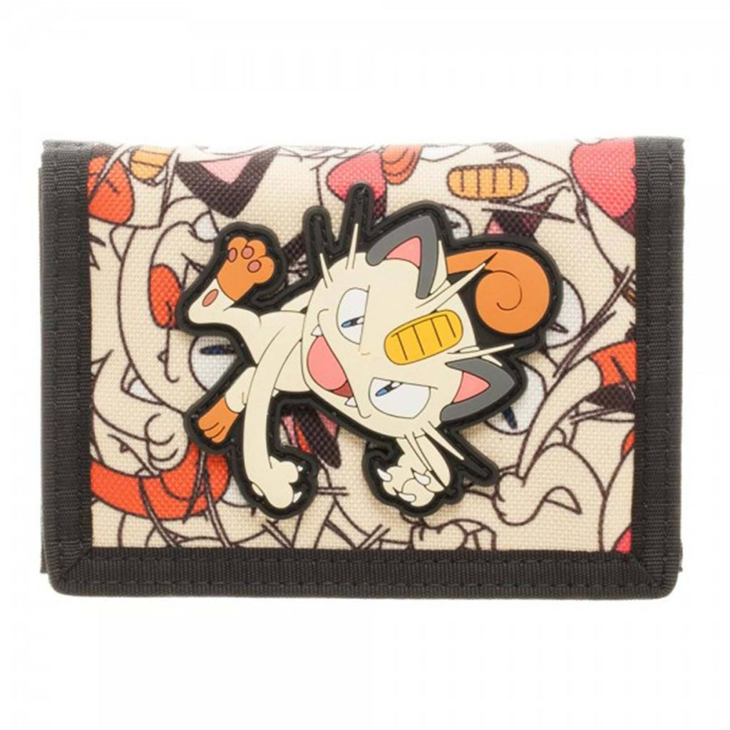 Pokemon Meowth Tri-Fold Wallet