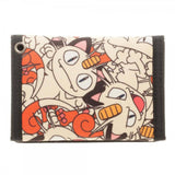 Pokemon Meowth Tri-Fold Wallet - Radar Toys