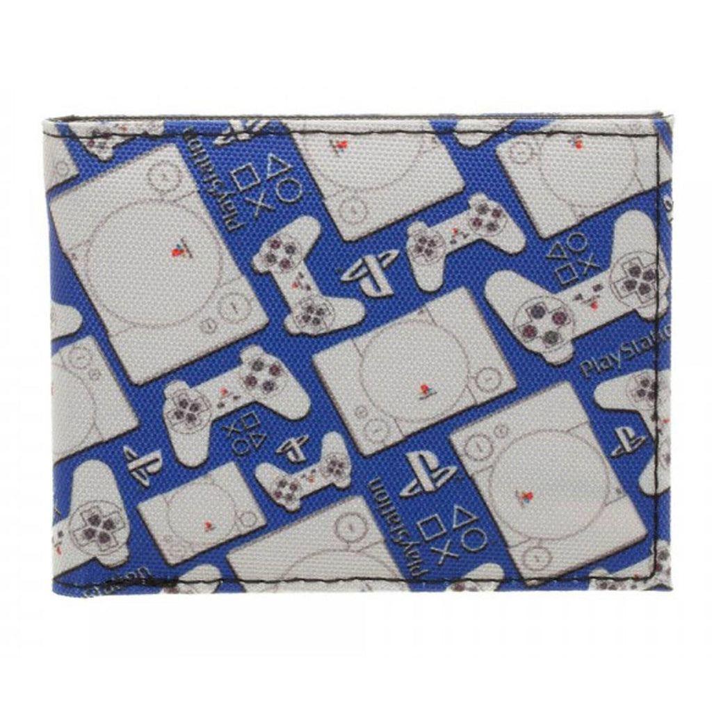 Sony Playstation And Controller Retro Bi-Fold Wallet