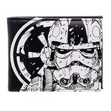 Star Wars Trooper Black And White Bi-Fold Wallet - Radar Toys