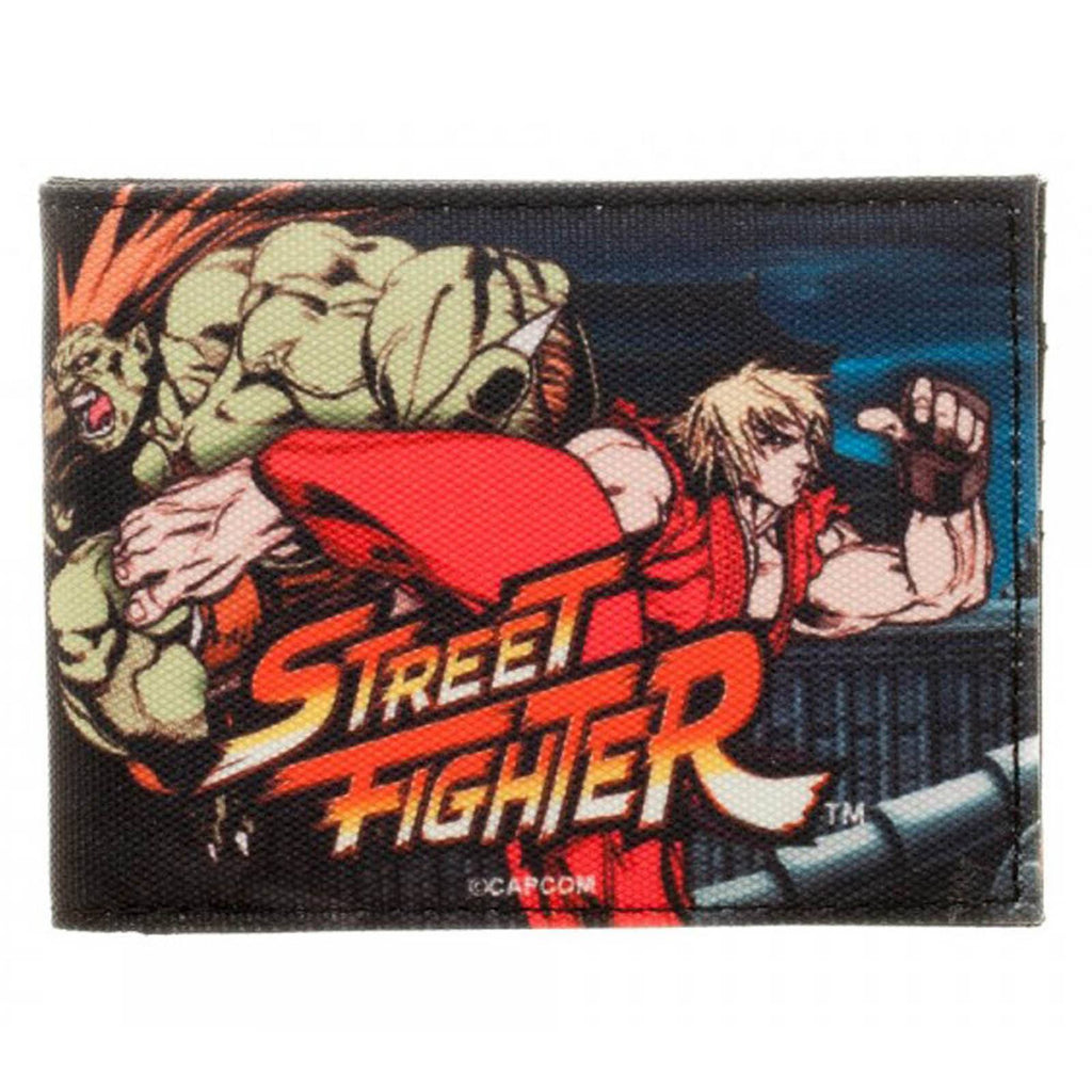 Street Fighter Ken And Blanka Bi-Fold Wallet