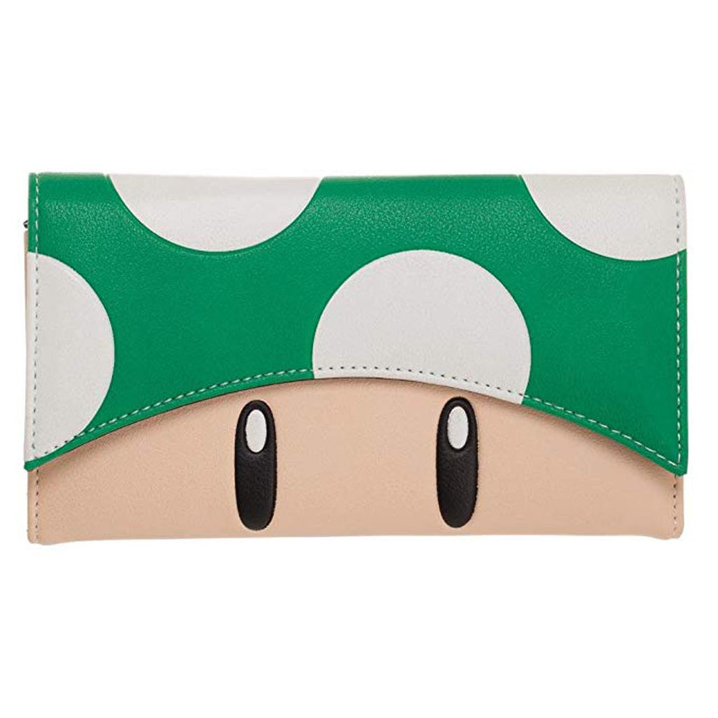 Super Mario Green Mushroom Junior Wallet