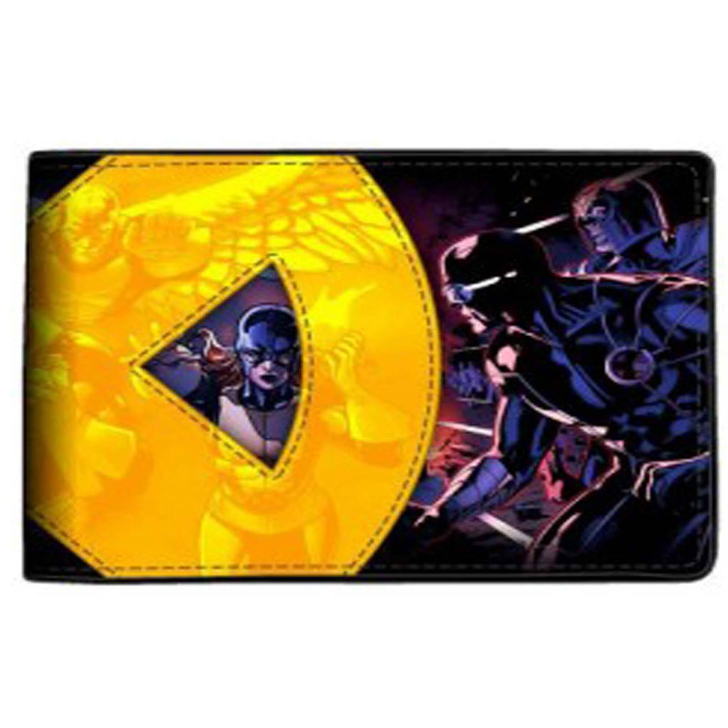 X-Men Applique Yellow Logo Bi-Fold Wallet