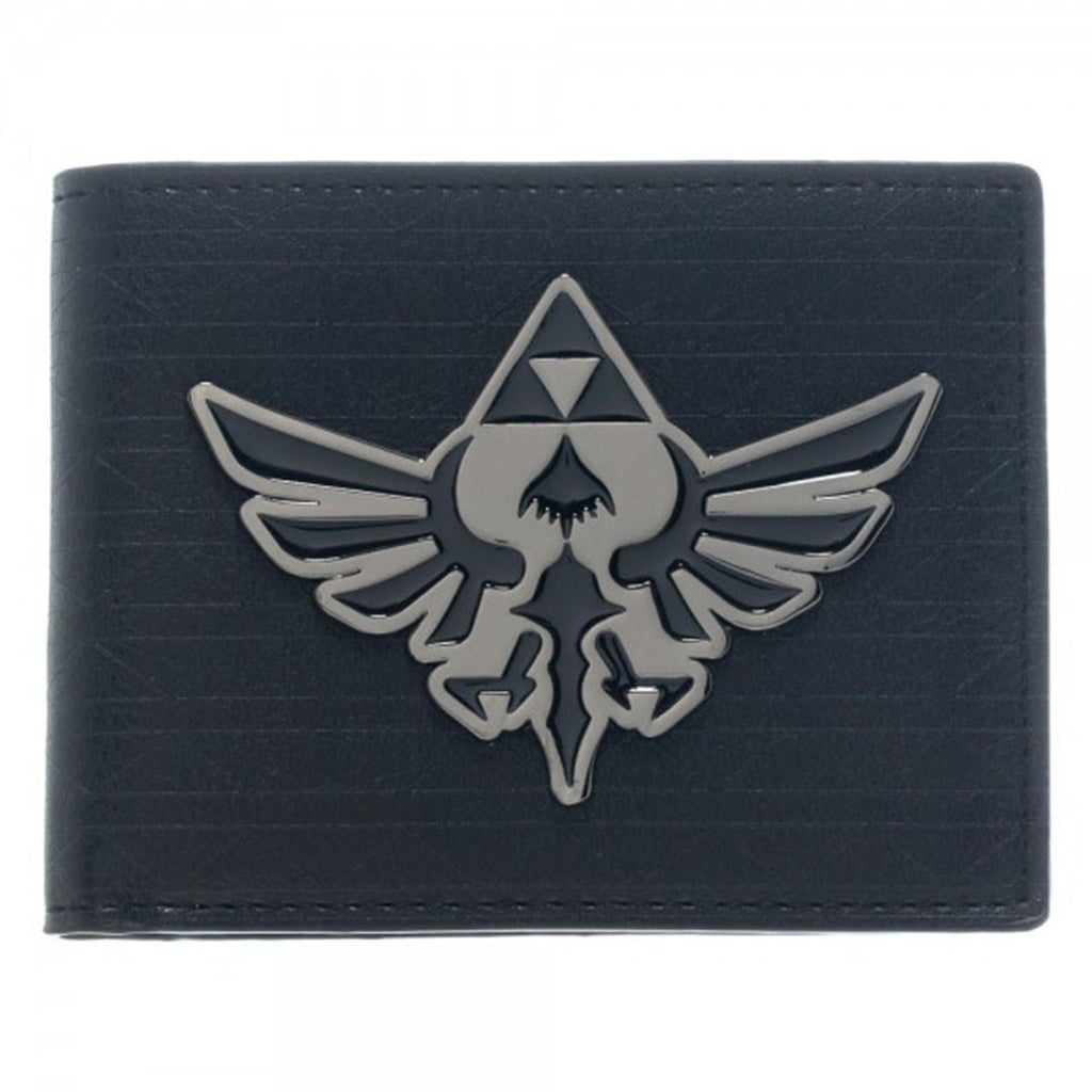 Zelda Black Metal Badge Bi-Fold Wallet - Radar Toys