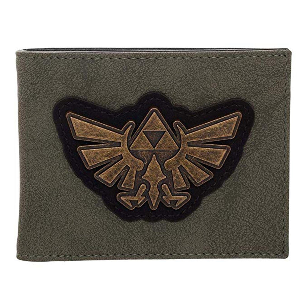 Zelda Hyrule Crest Distressed Bi-Fold Wallet