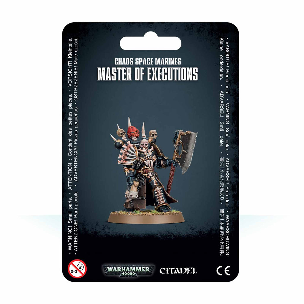 Warhammer 40,000 Chaos Space Marines Master Of Executions Set