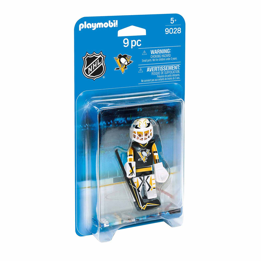 Playmobil NHL Pittsburgh Penguins Goalie Player Figure - Radar Toys