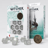 Q-Workshop The Witcher Ciri The Lady Of Space And Time 7 Piece Dice Set With Coin - Radar Toys